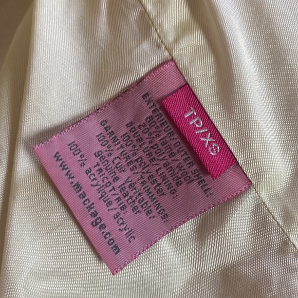 Mackage Pink Tweed Leather Jacket - Picture 11 of 13